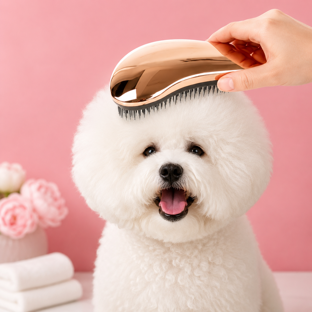 Pet Deshedding Rake Comb — Hair Cleaning Brush for Dogs & Cats