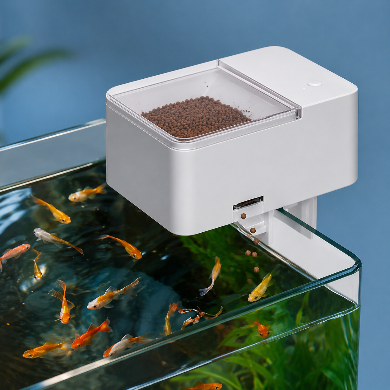 Intelligent Aquarium Fish Feeder — 4-Speed Timer for Fish & Turtles