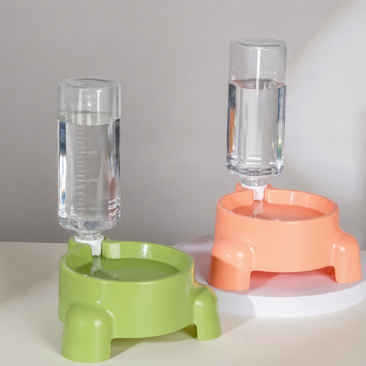 Automatic Pet Water Dispenser — Single Bowl Gravity Waterer for Cats & Dogs