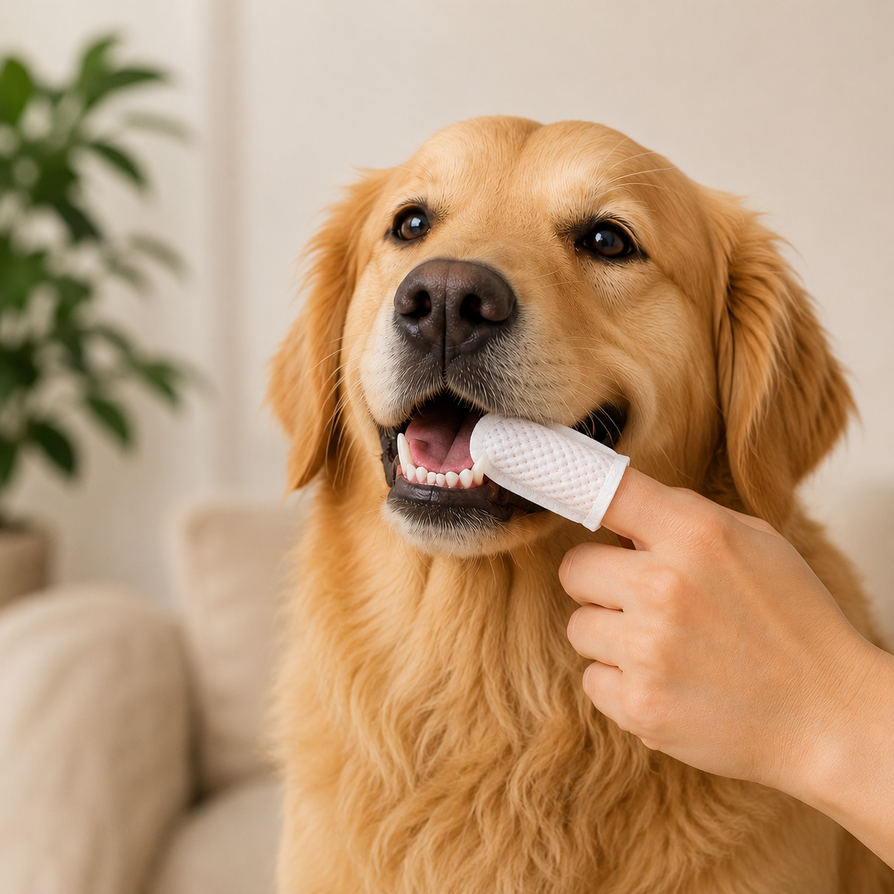Disposable Finger Toothbrush Wipes — Dog & Cat Dental Cleaning Wipes