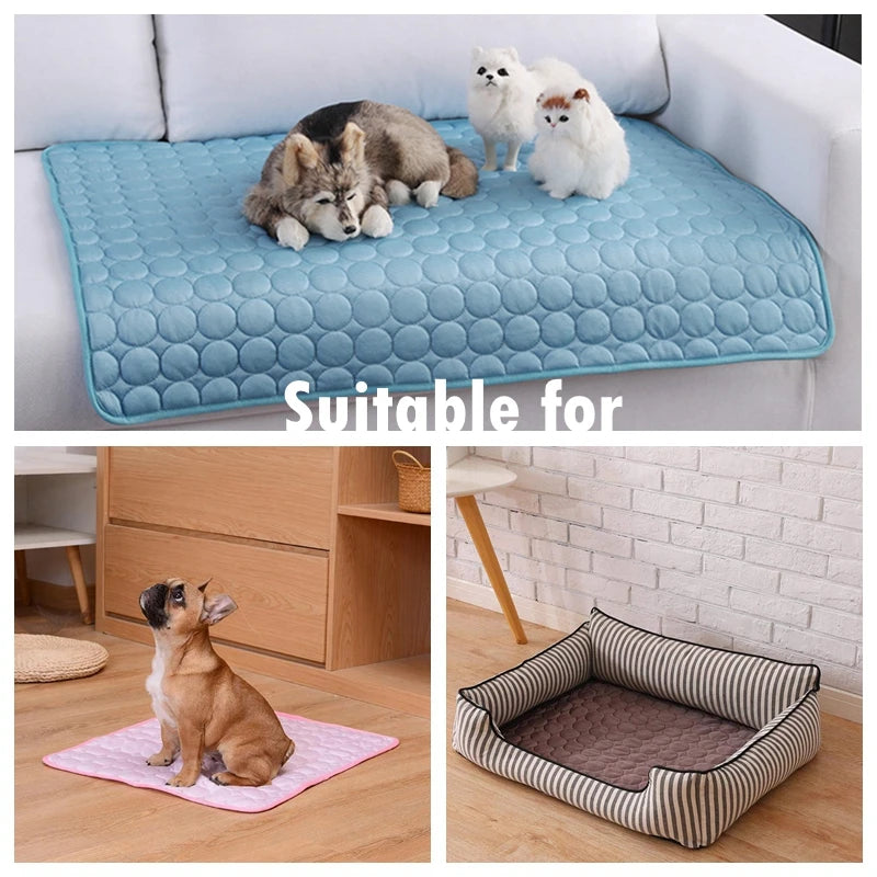 Breathable Cooling Mat — Mesh Summer Pad for Dogs & Cats, S–XXL