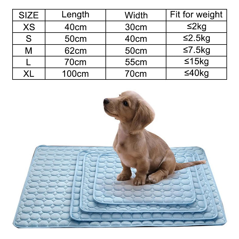 Breathable Cooling Mat — Mesh Summer Pad for Dogs & Cats, S–XXL