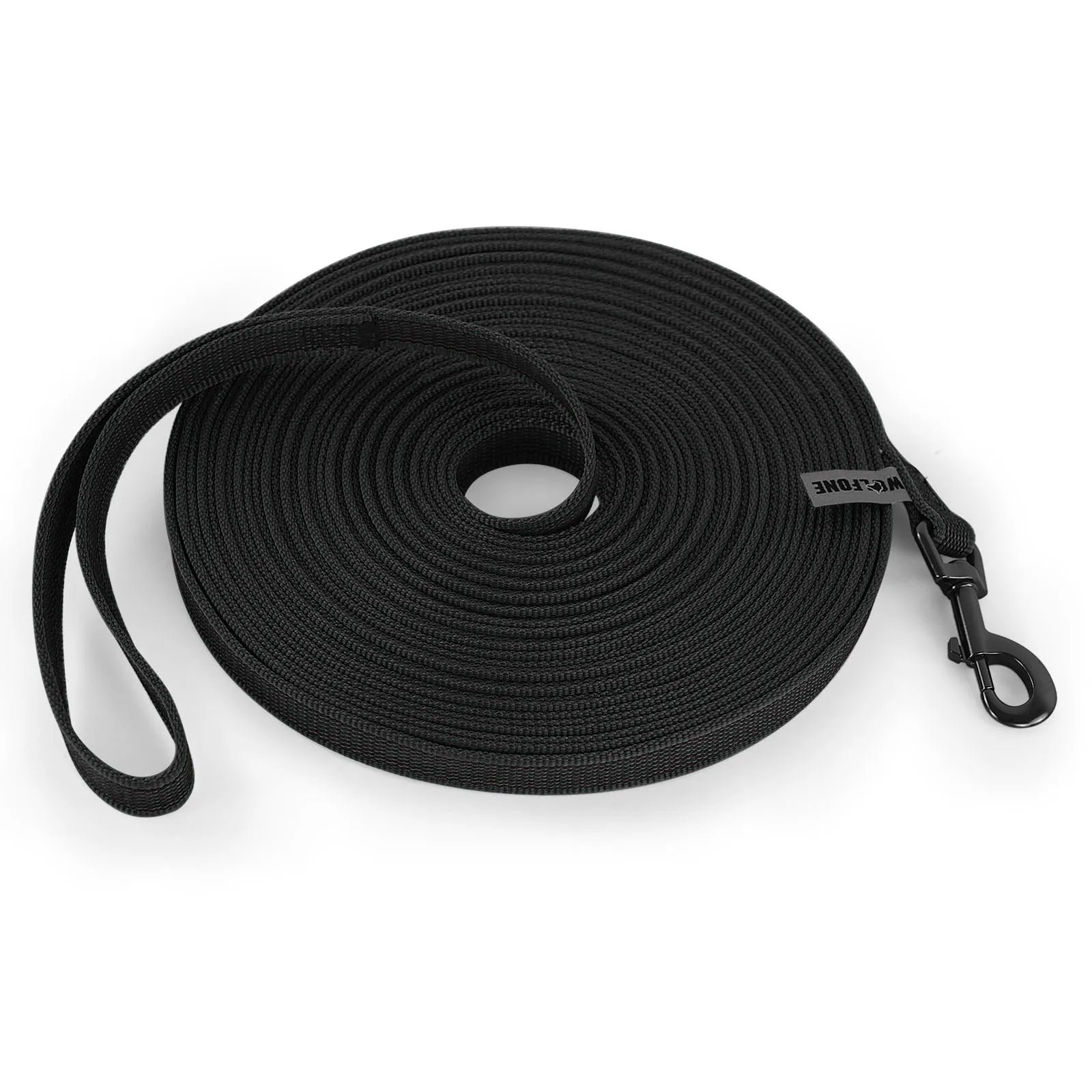 Latex-Silk Dual-Color Training Leash — Multiple Lengths from 1.5m to 15m