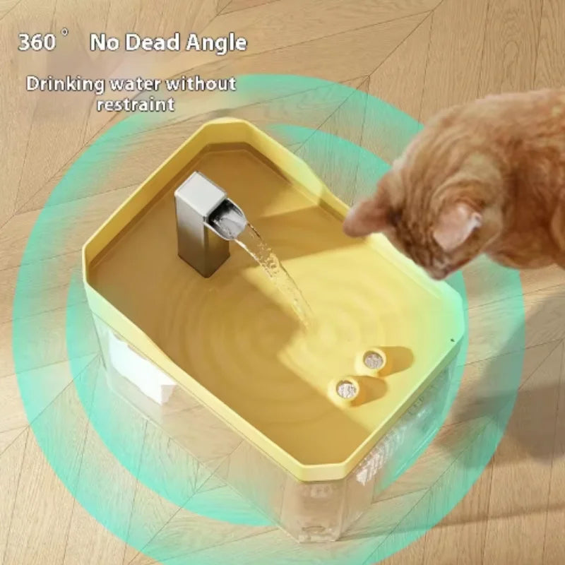 Automatic Cat Water Fountain — Filtered Circulating Water Dispenser