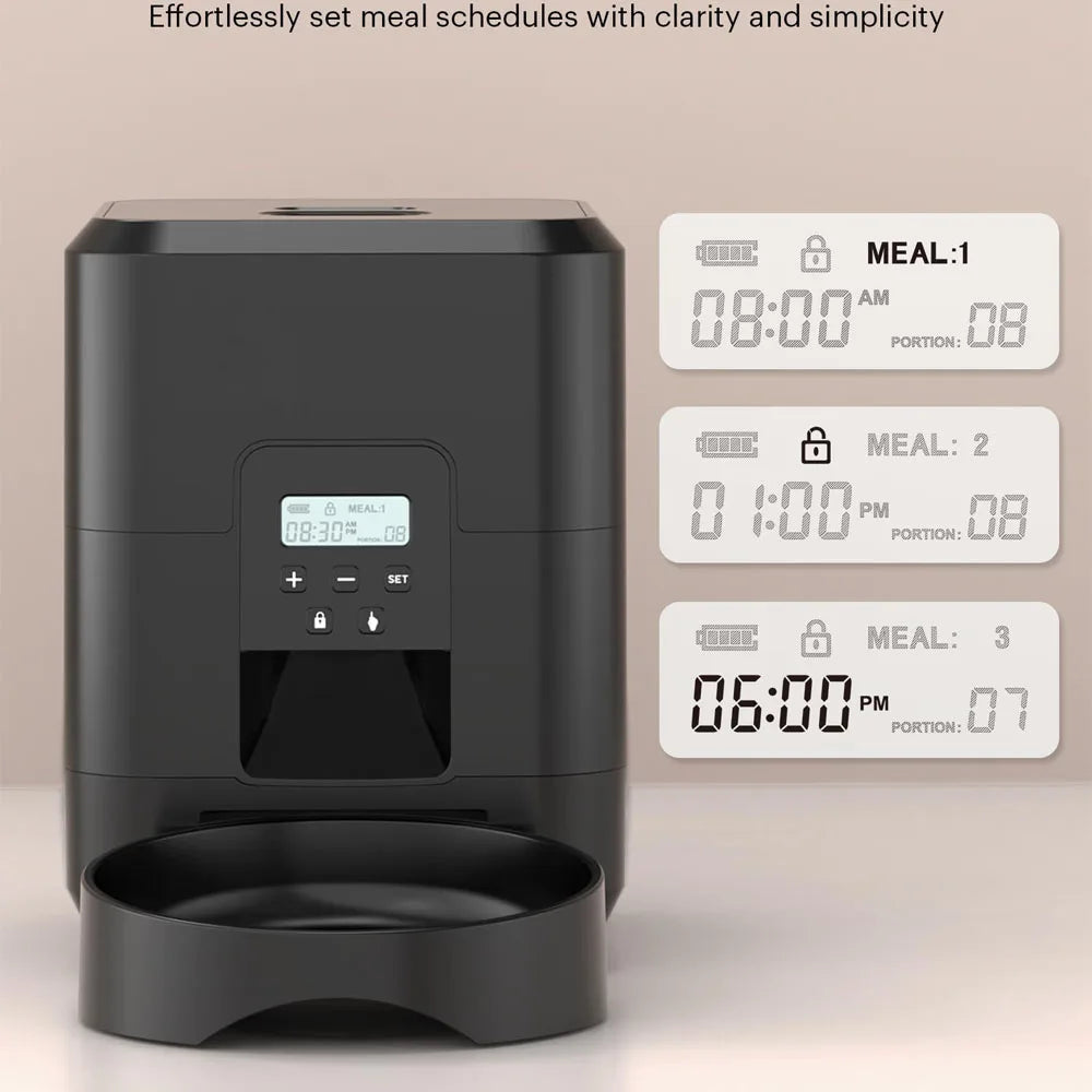 Smart Automatic Pet Feeder — Timed Portion Control for Cats & Dogs