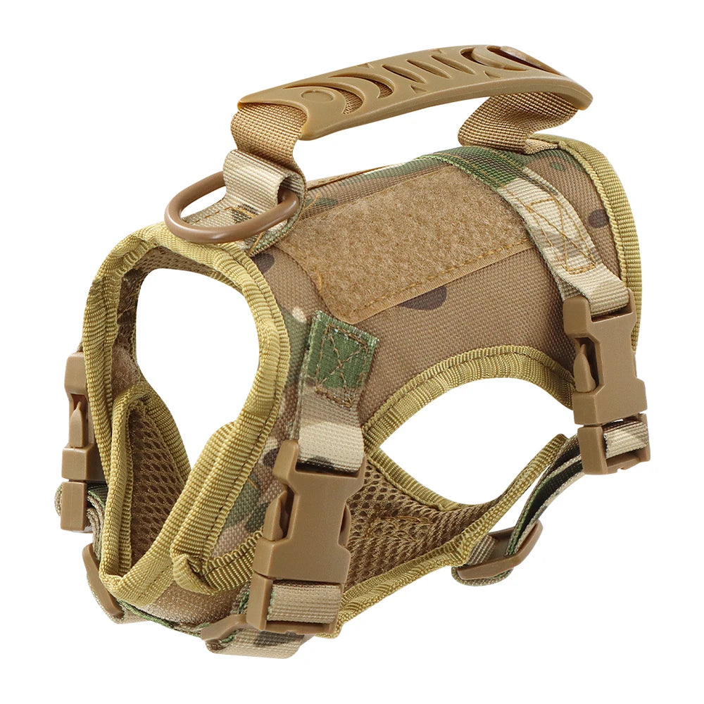 Tactical Cat & Dog Harness — Escape-Proof Vest with Control Handle