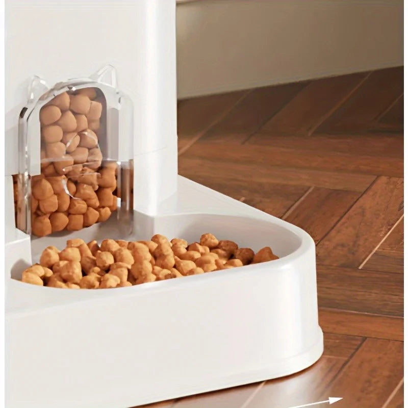 Large-Capacity Automatic Pet Feeder — Gravity Food & Water Dispenser for Cats & Dogs