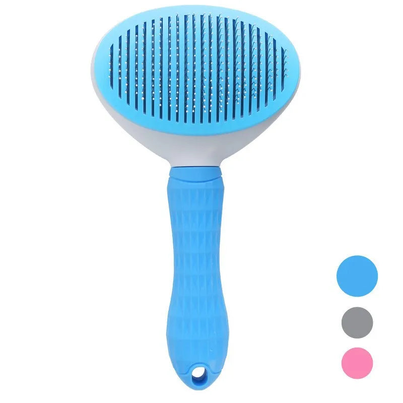 Wooden Handle Slicker Brush — Professional Deshedding Brush for Dogs & Cats