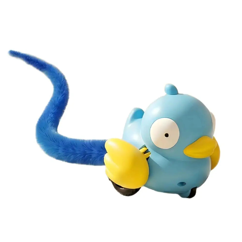 Automatic Moving Cat Toy — Plush Tail Teaser for Indoor Play
