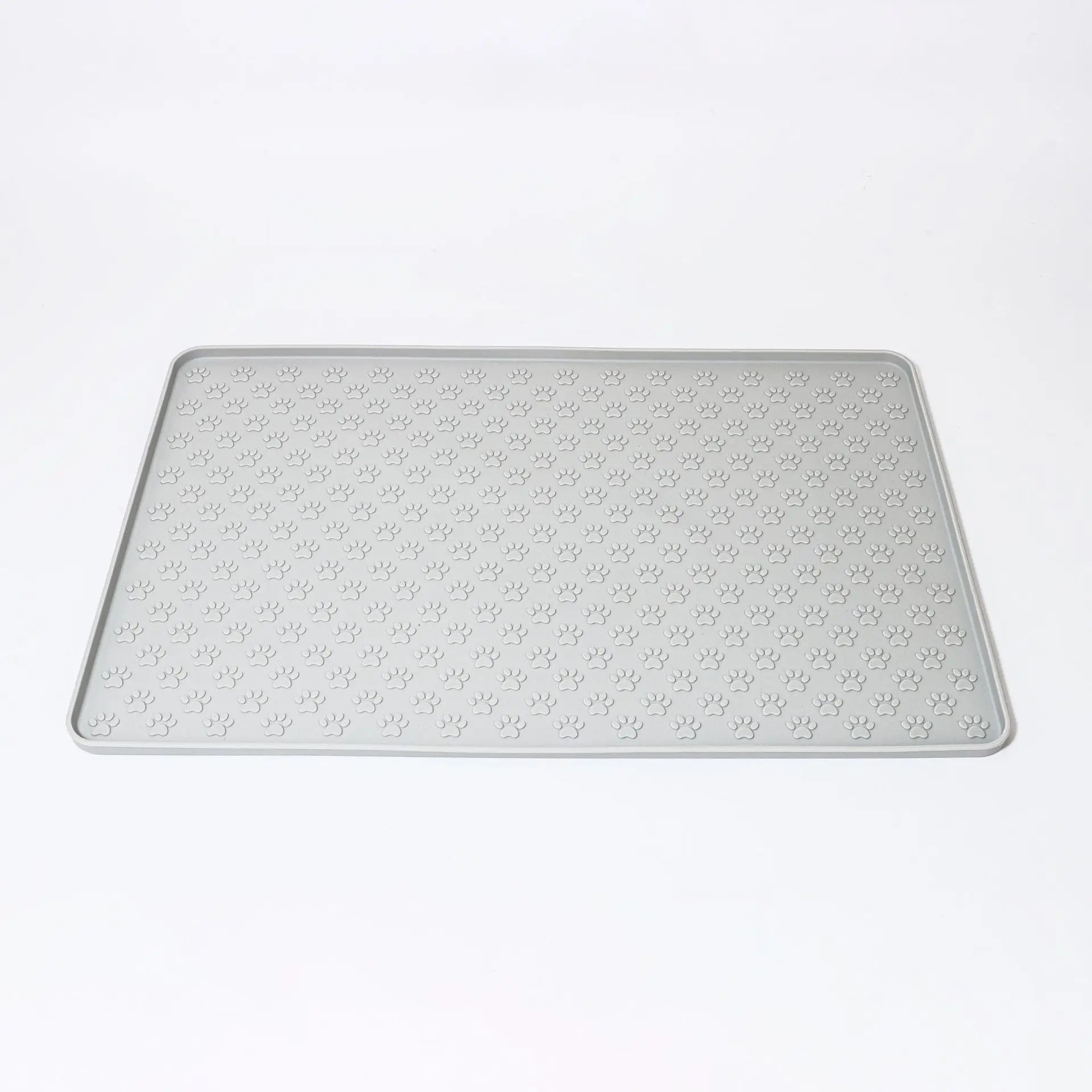 Silicone Pet Feeding Mat — Raised-Edge Placemat for Dog & Cat Bowls