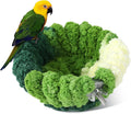 Plush Hanging Bird Nest — Soft Cotton Breeding Bed for Parakeets & Small Birds, S/L