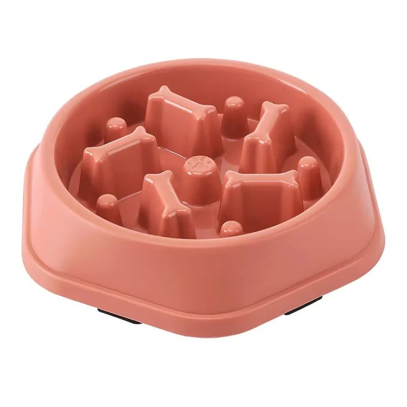 Slow Feeder Dog Bowl — Anti-Gulping Eco-Friendly Feeding Bowl