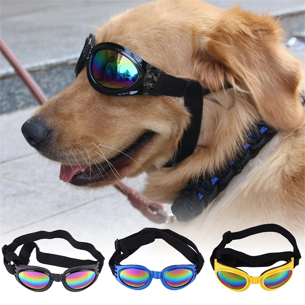 Adjustable Dog Goggles — UV Protection Sunglasses for Outdoor Dogs
