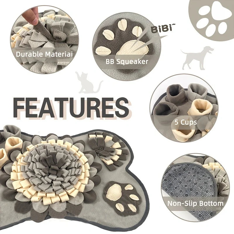 Dog Sniffing Mat — Foraging Slow Feeder Training Mat