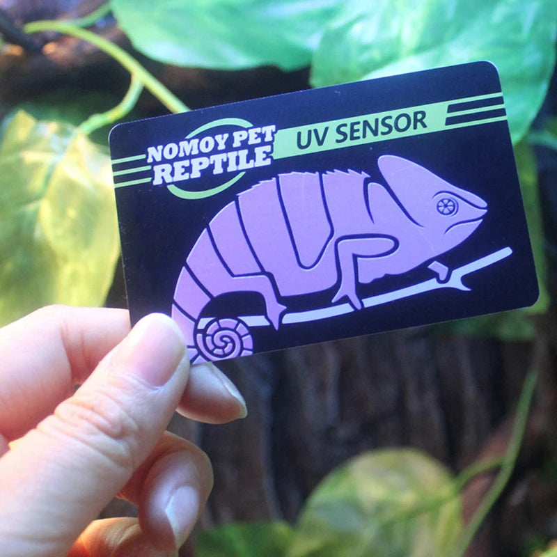 Reptile UV Test Card — UVB Bulb Tester for Terrariums & Basking Lamps