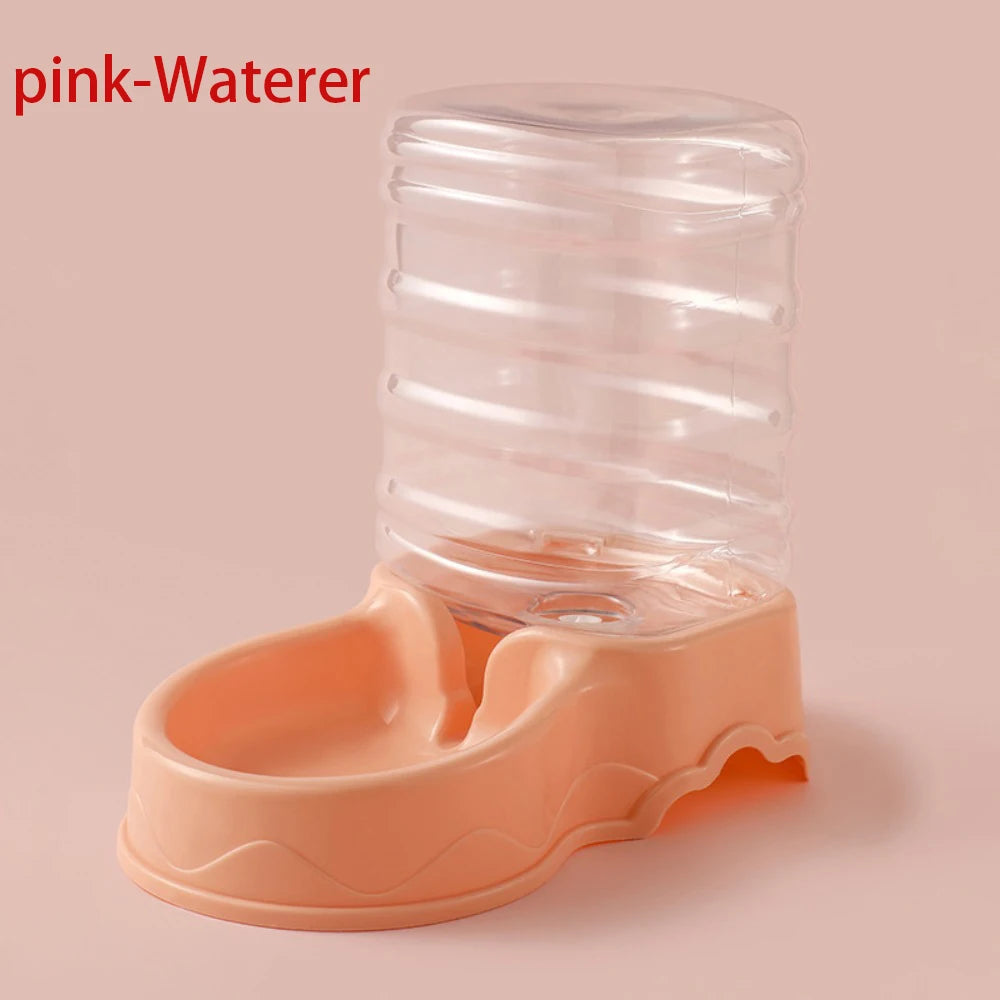 3.8L Automatic Pet Feeder & Water Dispenser — Gravity Bowl for Cats & Dogs
