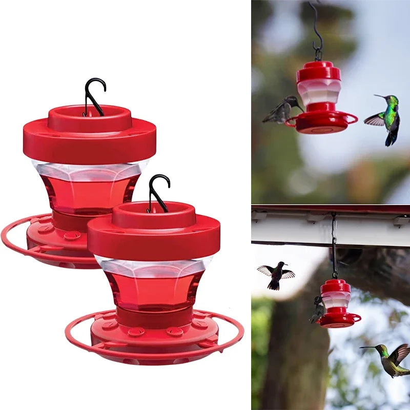 Hummingbird Feeder — Metal Tray Feeder with 8 Feeding Ports for Outdoor Gardens