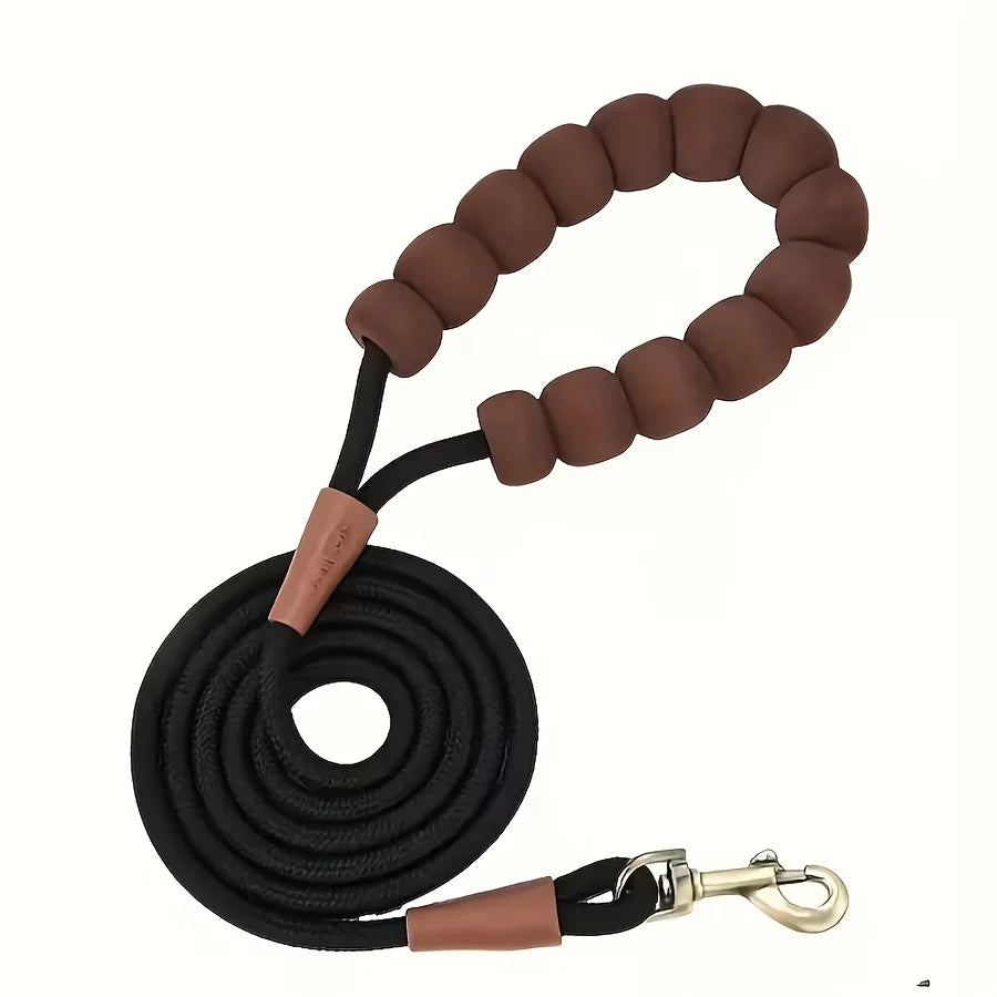 Round Rope Dog Leash — Heavy Duty Lightweight Leash for Walking & Training