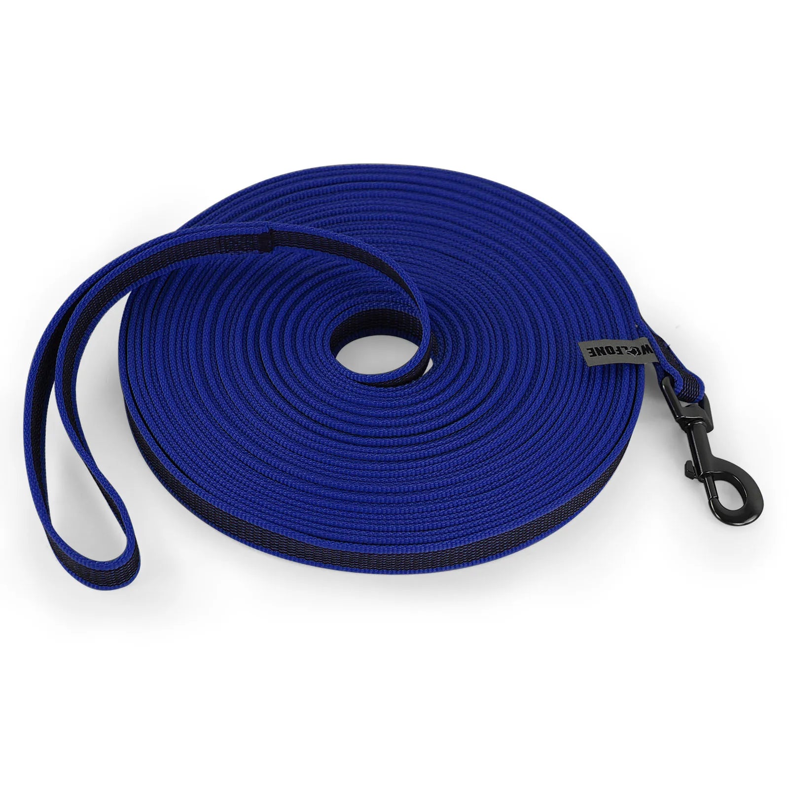 Latex-Silk Dual-Color Training Leash — Multiple Lengths from 1.5m to 15m