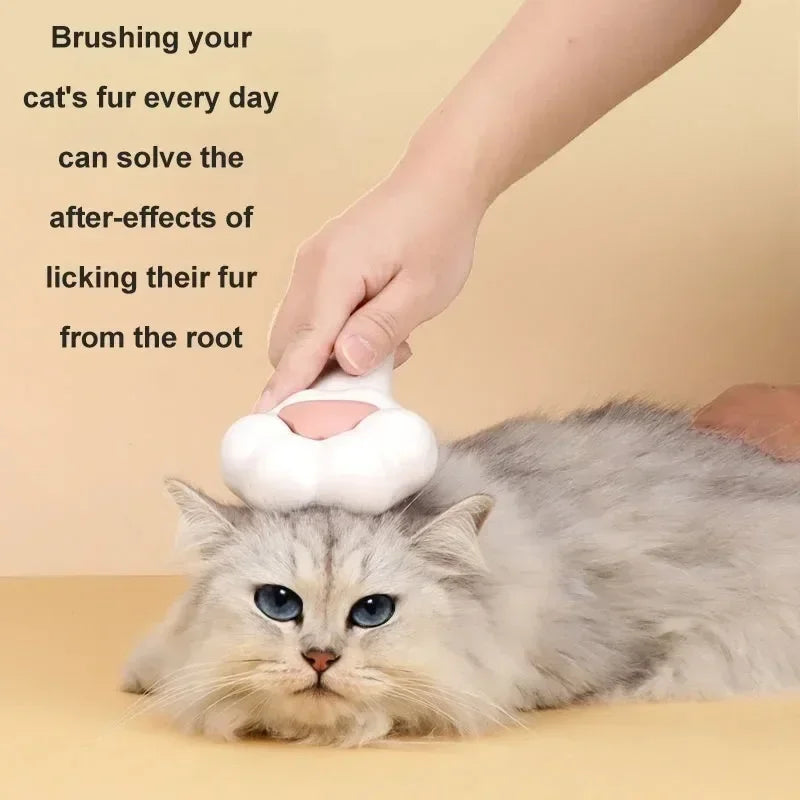 Cat Paw Grooming Brush — Massage Comb for Cats & Dogs
