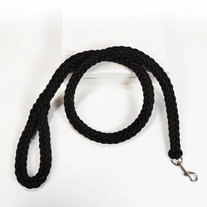 Braided Dog Training Leash — Strong Durable Leash for Large Dogs