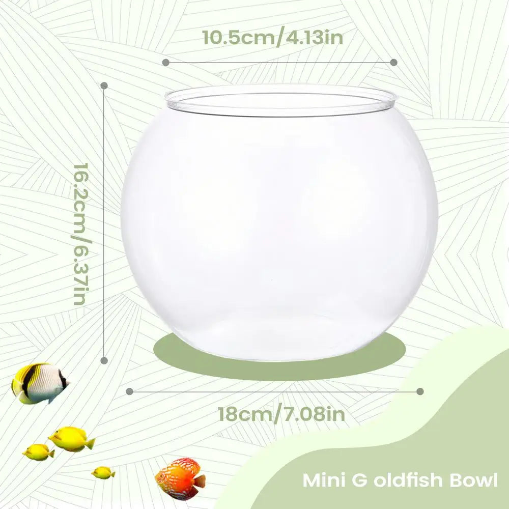 Bubble Fish Bowl — Space-Saving Aquarium Bowl for Table Centerpieces