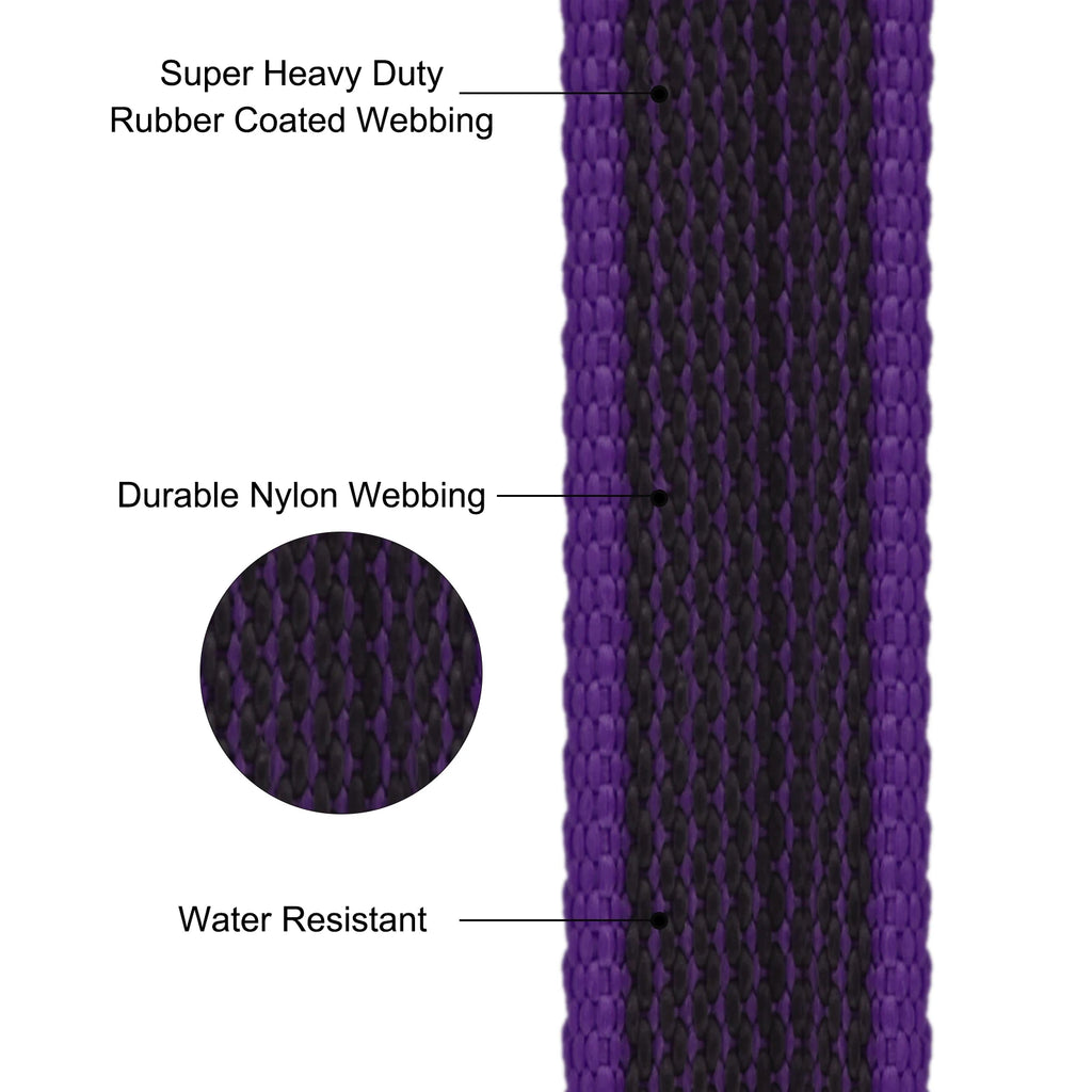 Latex-Silk Dual-Color Training Leash — Multiple Lengths from 1.5m to 15m