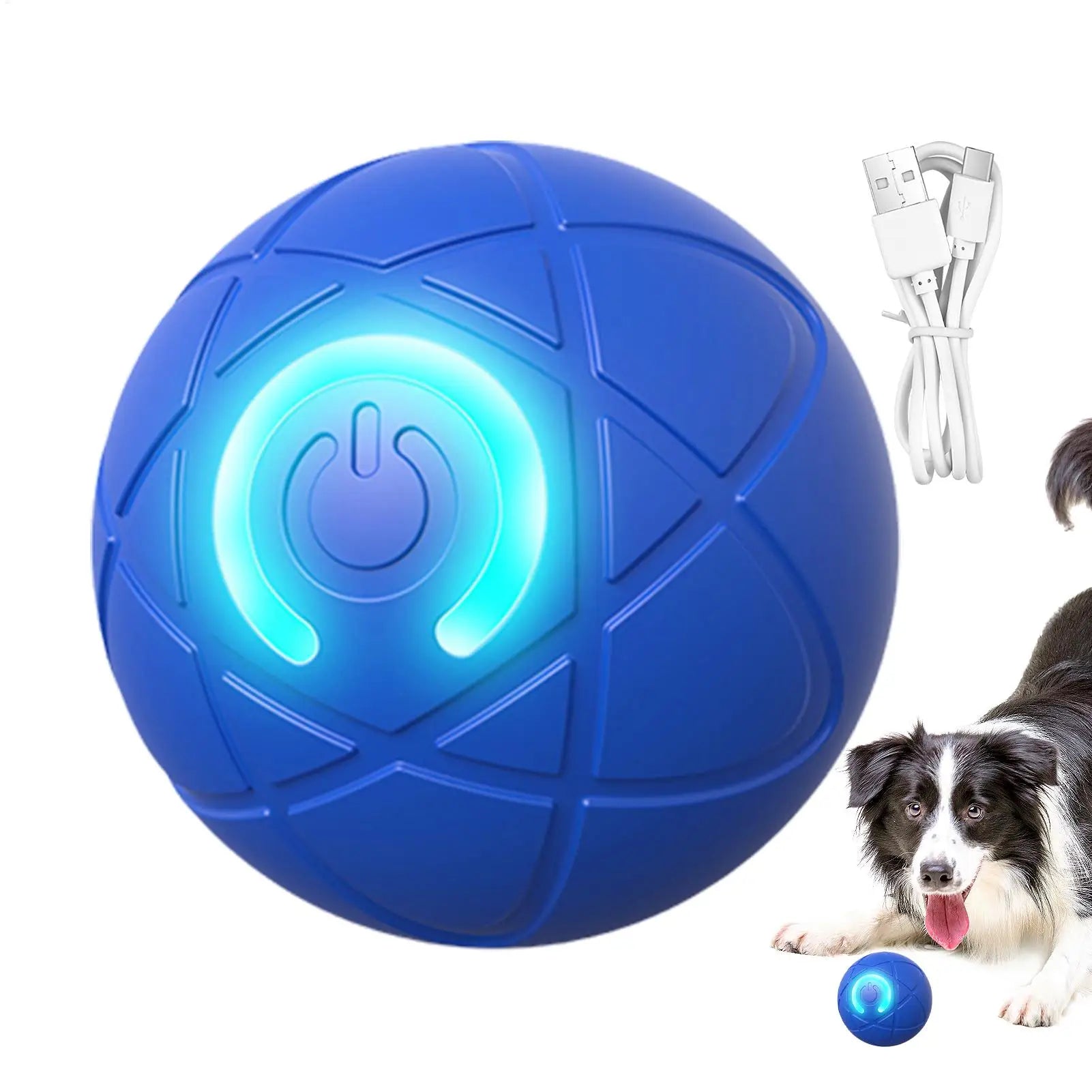 Electric Interactive Ball — Gravity Sensor Smart Toy for Cats & Puppies