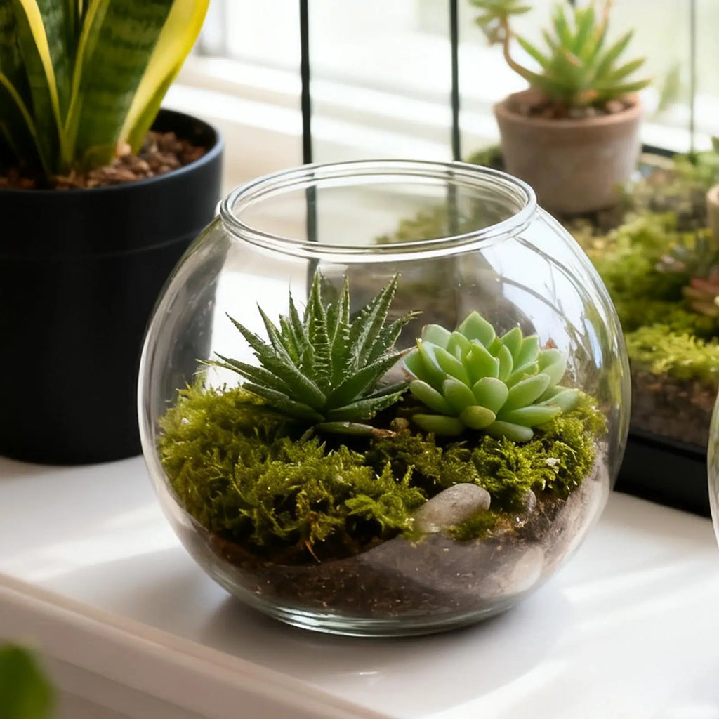 Bubble Fish Bowl — Space-Saving Aquarium Bowl for Table Centerpieces