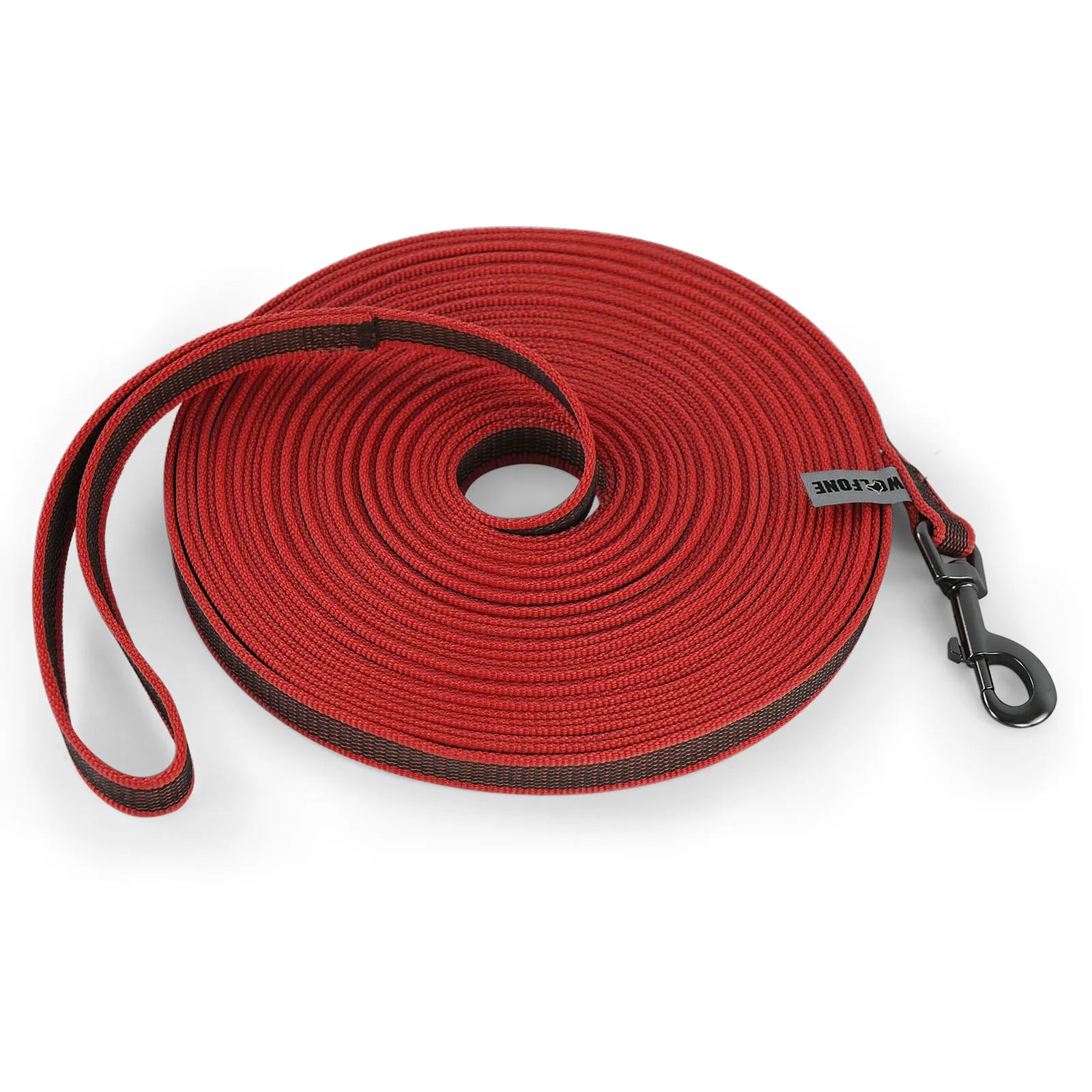 Latex-Silk Dual-Color Training Leash — Multiple Lengths from 1.5m to 15m