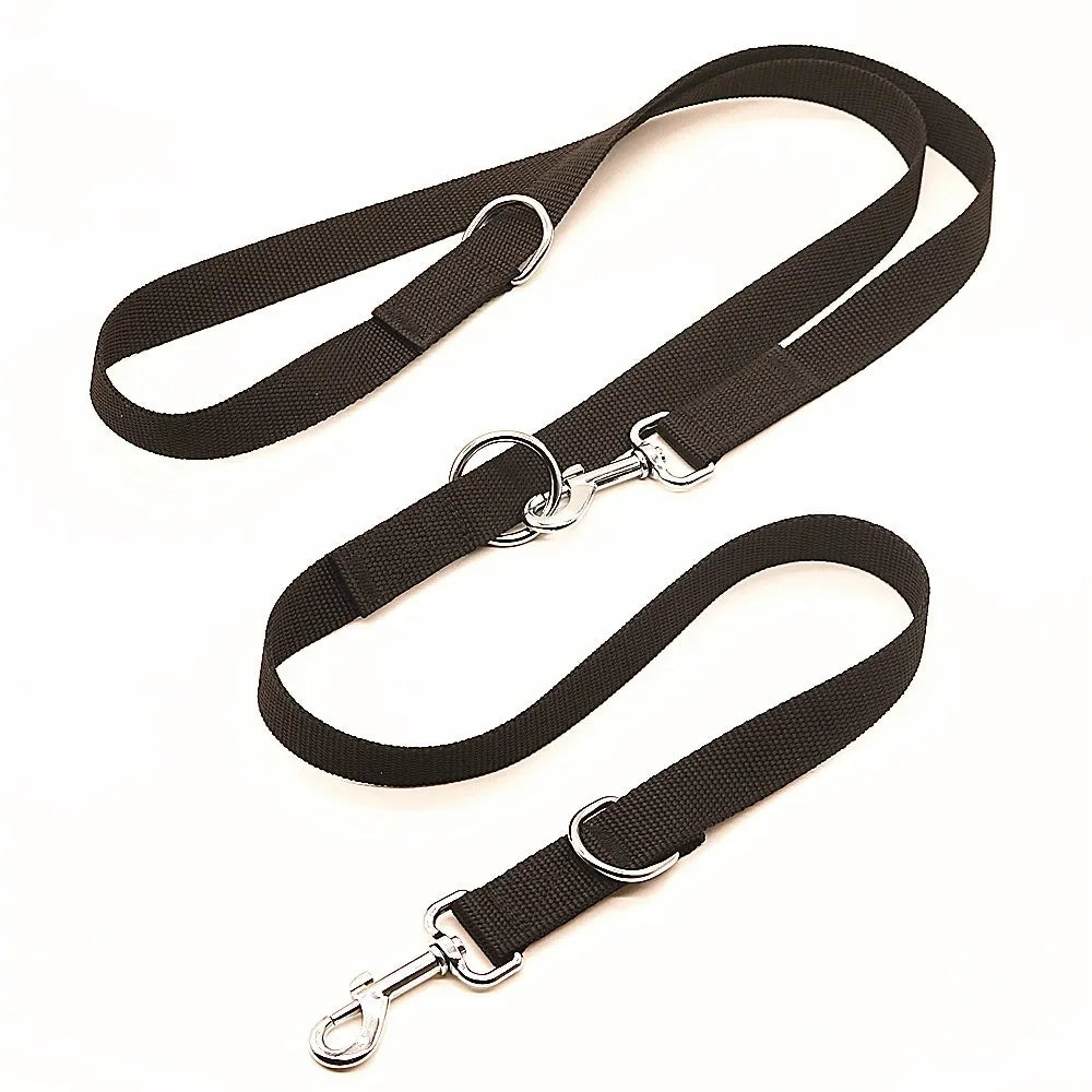 Double-Ended Training Leash — Adjustable Chain-Style Dog Lead