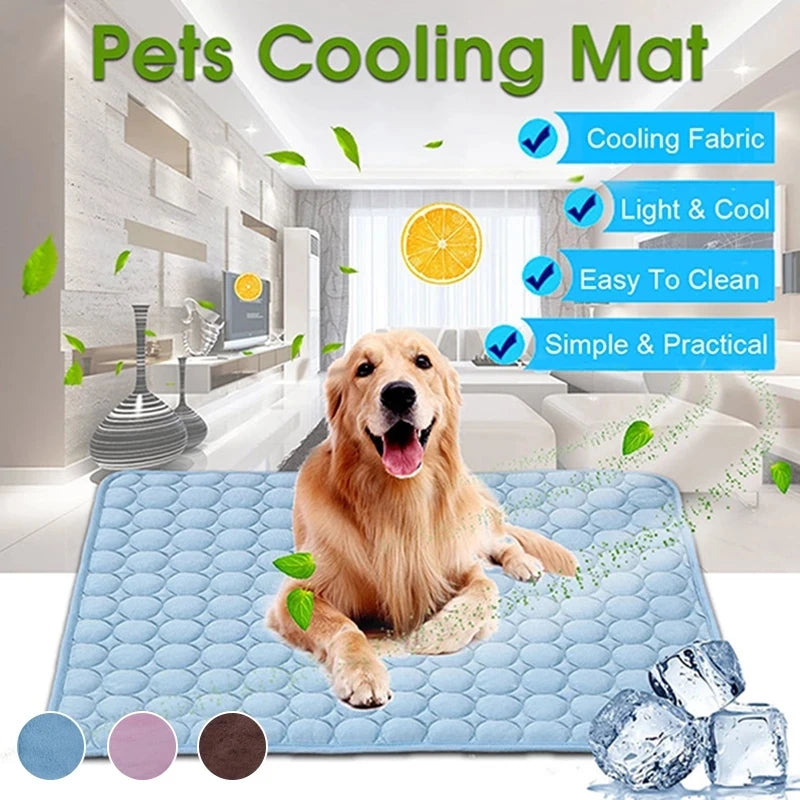 Breathable Cooling Mat — Mesh Summer Pad for Dogs & Cats, S–XXL