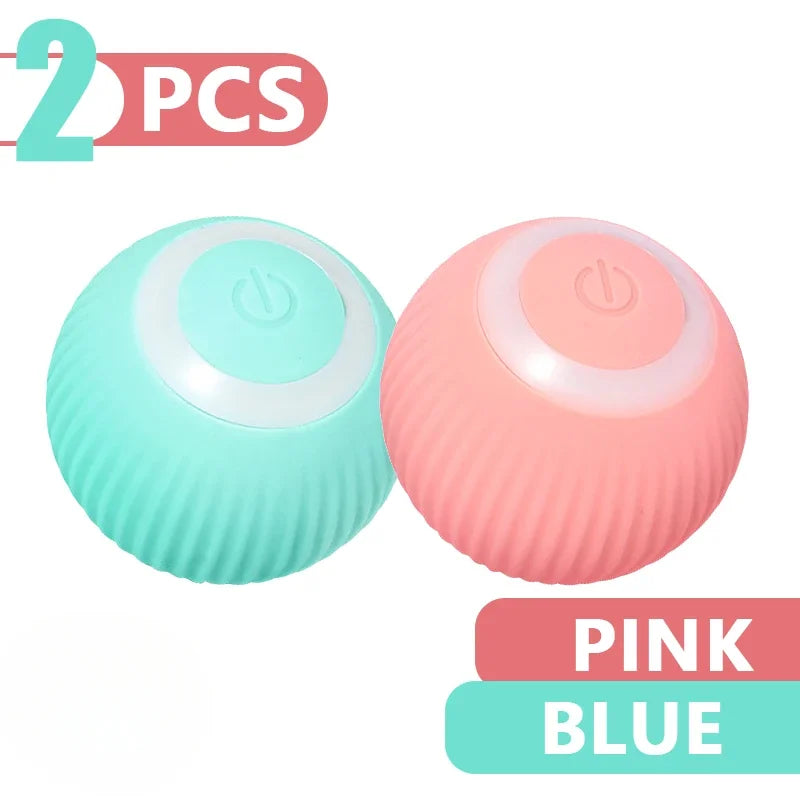 Electronic Rolling Cat Ball — Smart Automatic Indoor Teaser Toy