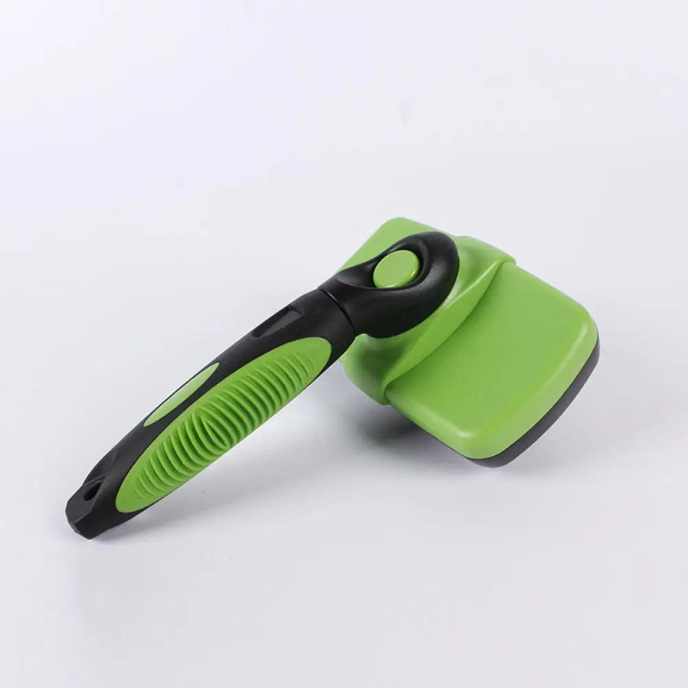Self-Cleaning Shedding Comb — Push-Button Deshedding Tool for Dogs
