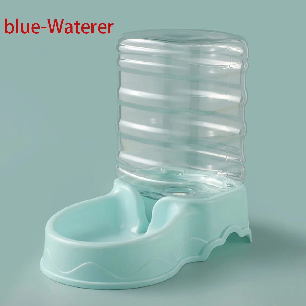3.8L Automatic Pet Feeder & Water Dispenser — Gravity Bowl for Cats & Dogs