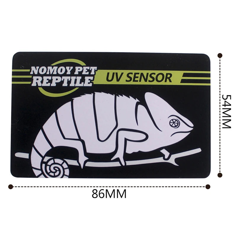 Reptile UV Test Card — UVB Bulb Tester for Terrariums & Basking Lamps