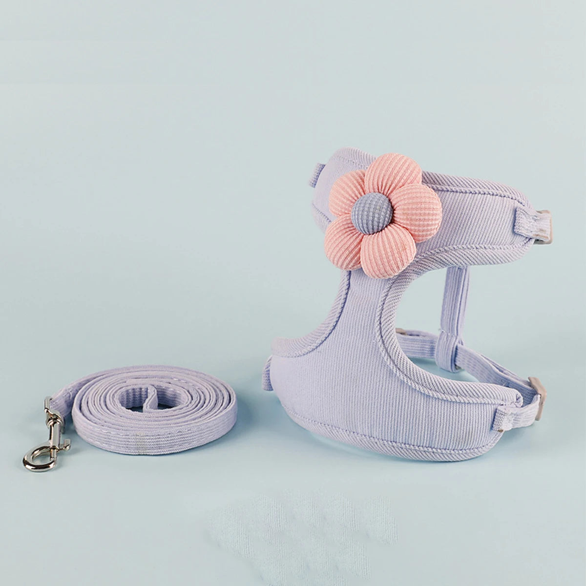 Cat & Dog Harness and Leash Set — Adjustable Breathable Walking Harness