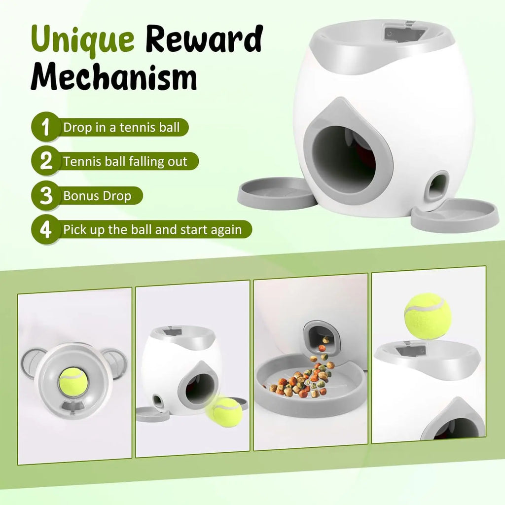 Automatic Dog Ball Launcher — Interactive Fetch Machine for Indoor & Outdoor Play