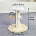 Cat Tree Tower with Scratching Post — Interactive Ball & Plush Mouse Toy
