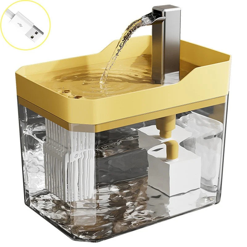 Automatic Cat Water Fountain — Filtered Circulating Water Dispenser