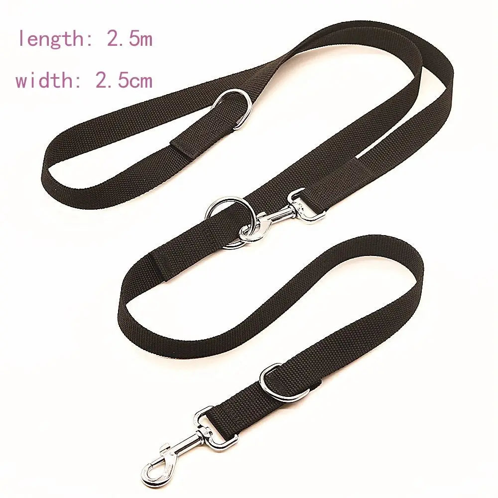 Double-Ended Training Leash — Adjustable Chain-Style Dog Lead