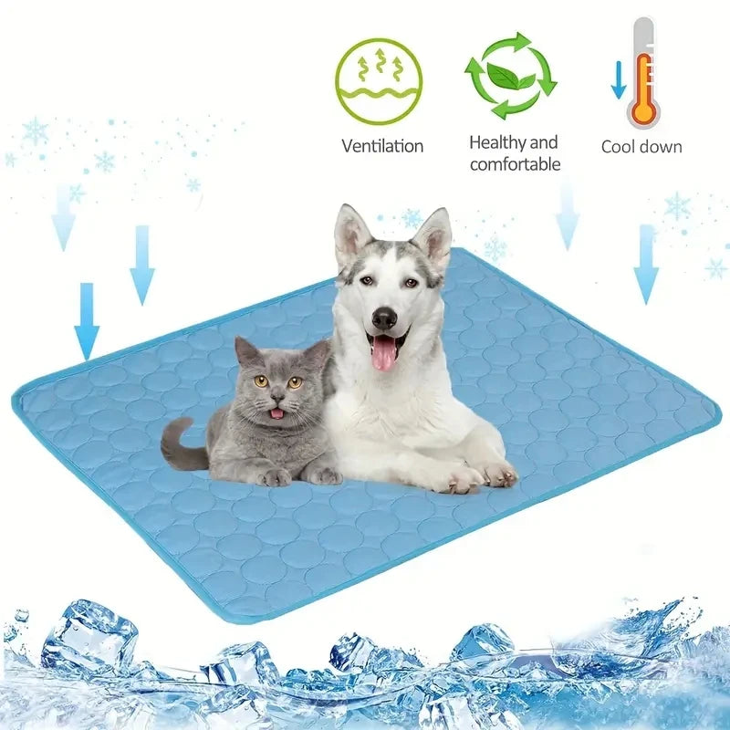 Extra-Large Cooling Mat — Cold Pad for Dogs & Cats, XS–2XL