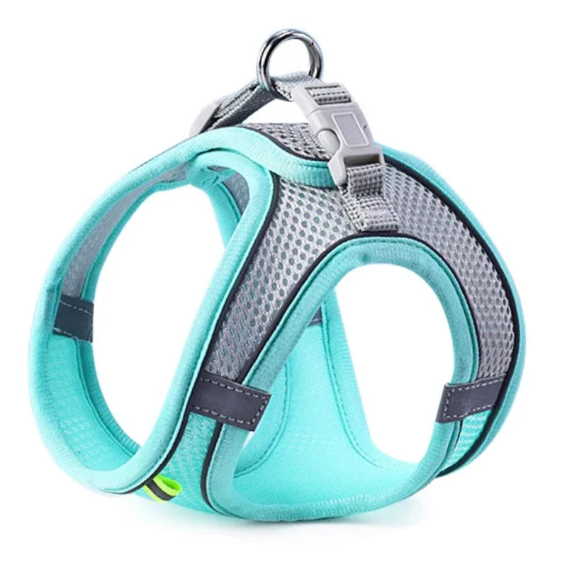 Reflective Chest Harness Set — Breathable Rope Vest for Dogs & Cats
