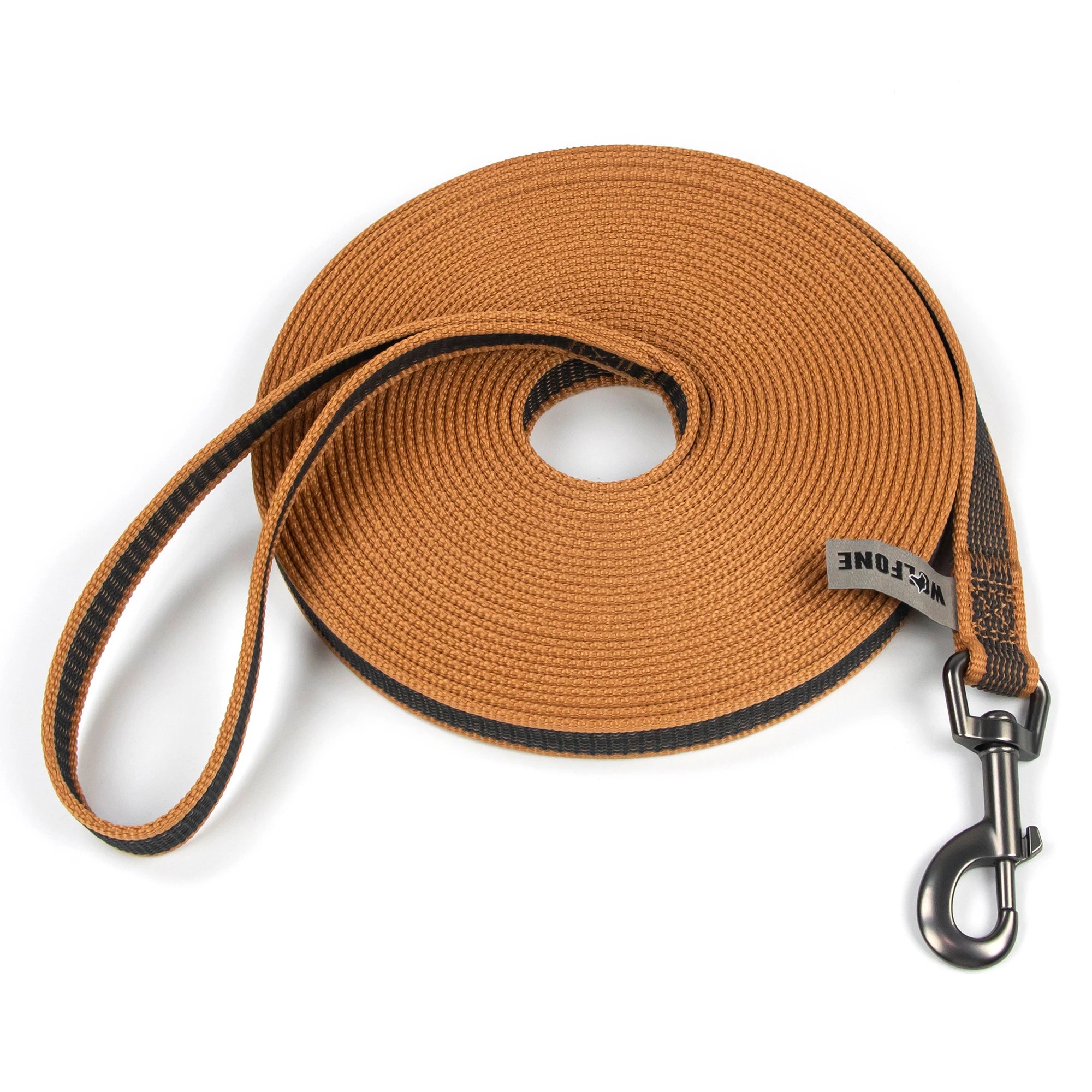 Latex-Silk Dual-Color Training Leash — Multiple Lengths from 1.5m to 15m