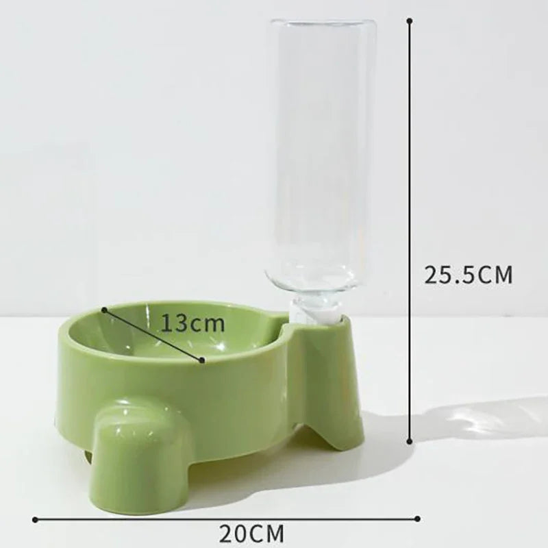 Automatic Pet Water Dispenser — Single Bowl Gravity Waterer for Cats & Dogs