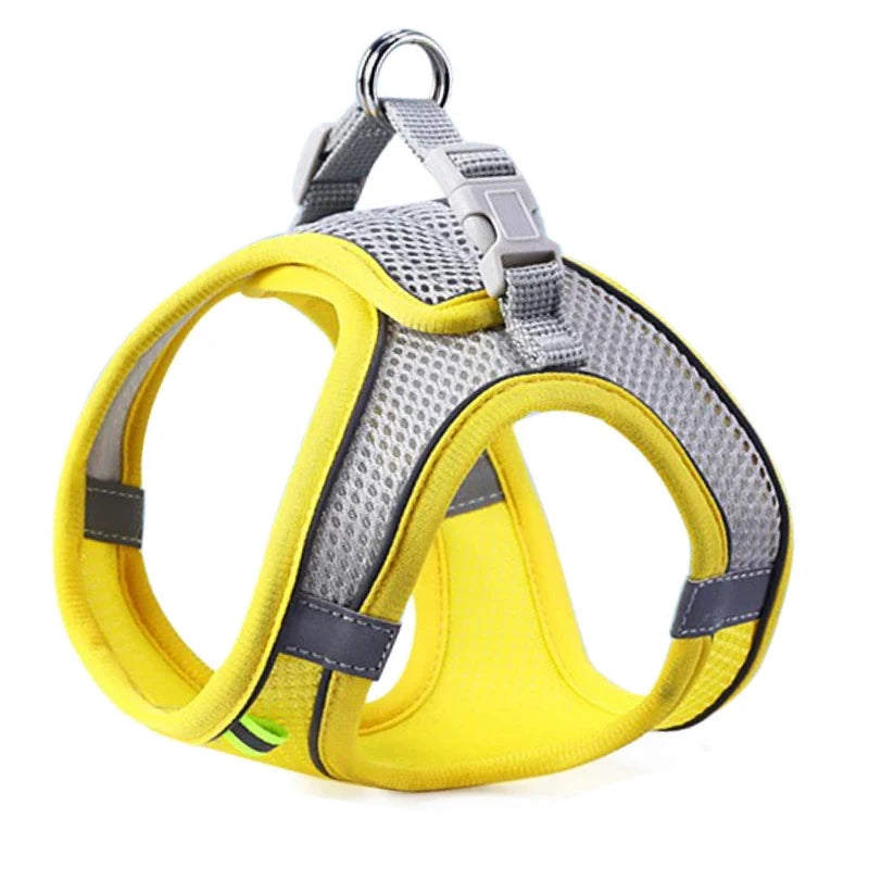 Reflective Chest Harness Set — Breathable Rope Vest for Dogs & Cats