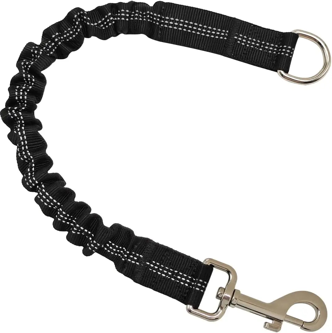 Adjustable Dog Leash Extension — Retractable Extender with Metal Buckle