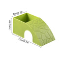 2-in-1 Reptile Hideout Bowl — Decorative Shelter & Water Dish for Geckos & Frogs