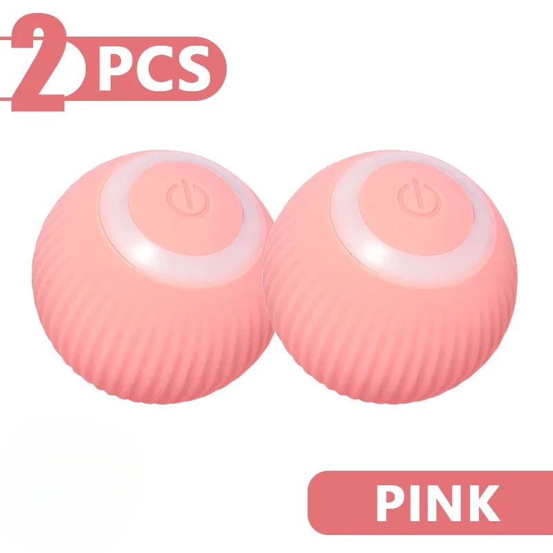 Electronic Rolling Cat Ball — Smart Automatic Indoor Teaser Toy