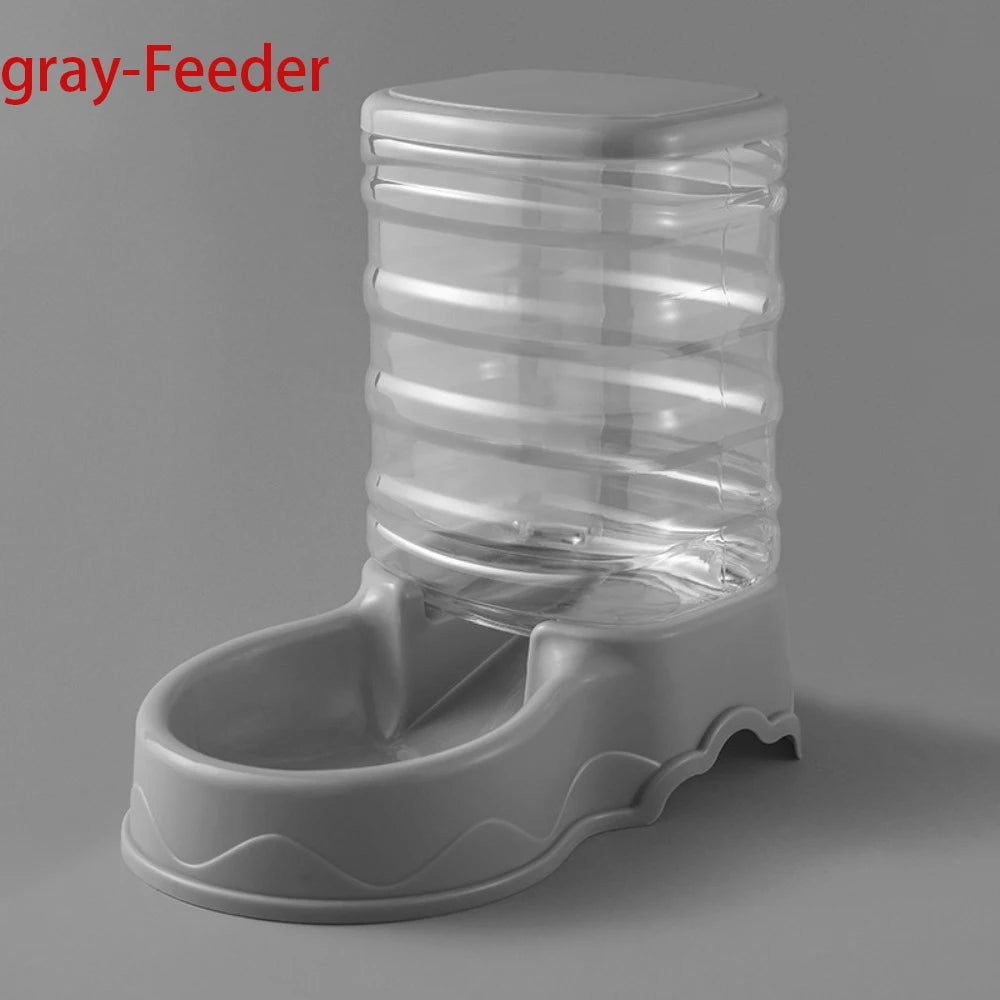 3.8L Automatic Pet Feeder & Water Dispenser — Gravity Bowl for Cats & Dogs